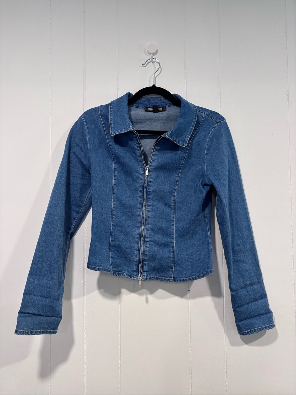 Urban Outfitters Blue Denim Zip Jacket